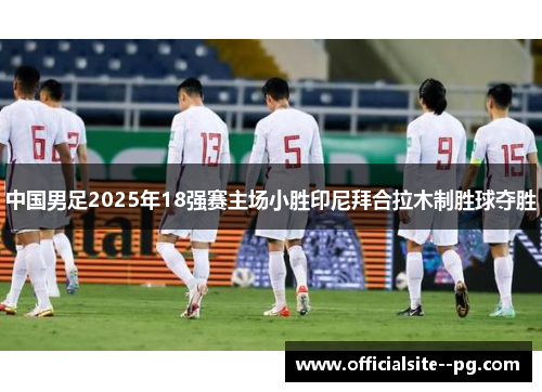 中国男足2025年18强赛主场小胜印尼拜合拉木制胜球夺胜 中国男足2025年18强赛主场小胜印尼拜合拉木制胜球夺胜